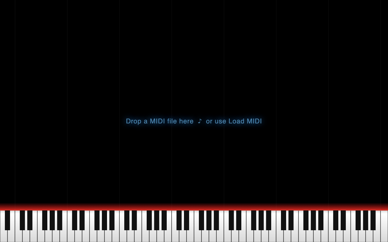 MIDI Visualizer screenshot